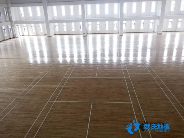 學校籃球場木地板施工隊