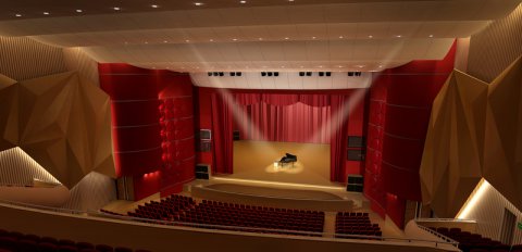 學(xué)校俄勒岡松舞臺(tái)運(yùn)動(dòng)場地木地板施工流程